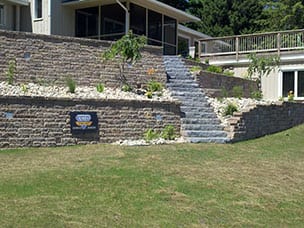 Retaining Wall Solutions - AMO Outdoor Services